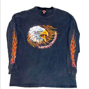 ✅ Vintage Harley Davidson long sleeve Tshirt 🔥🔥